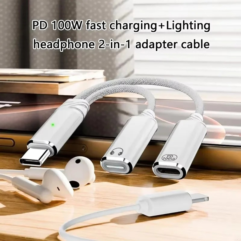 USB C Splitter 2 in 1 Headphon – обзор и цена Earphone Splitter Jack