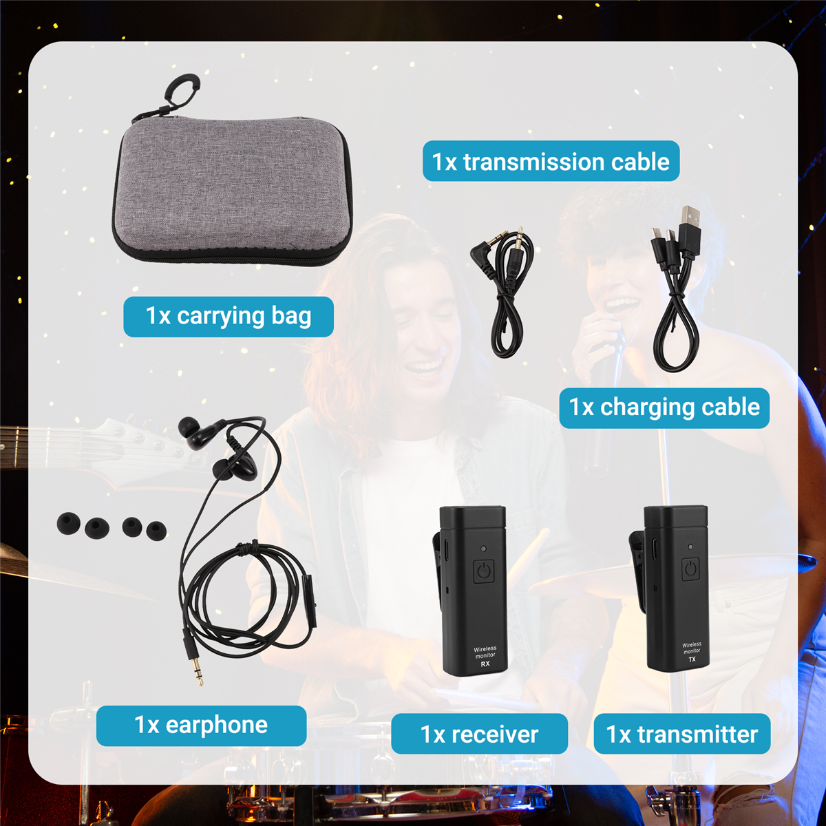 NEW Wireless Earphone Monitori – обзор и цена In Ear Monitor Iem