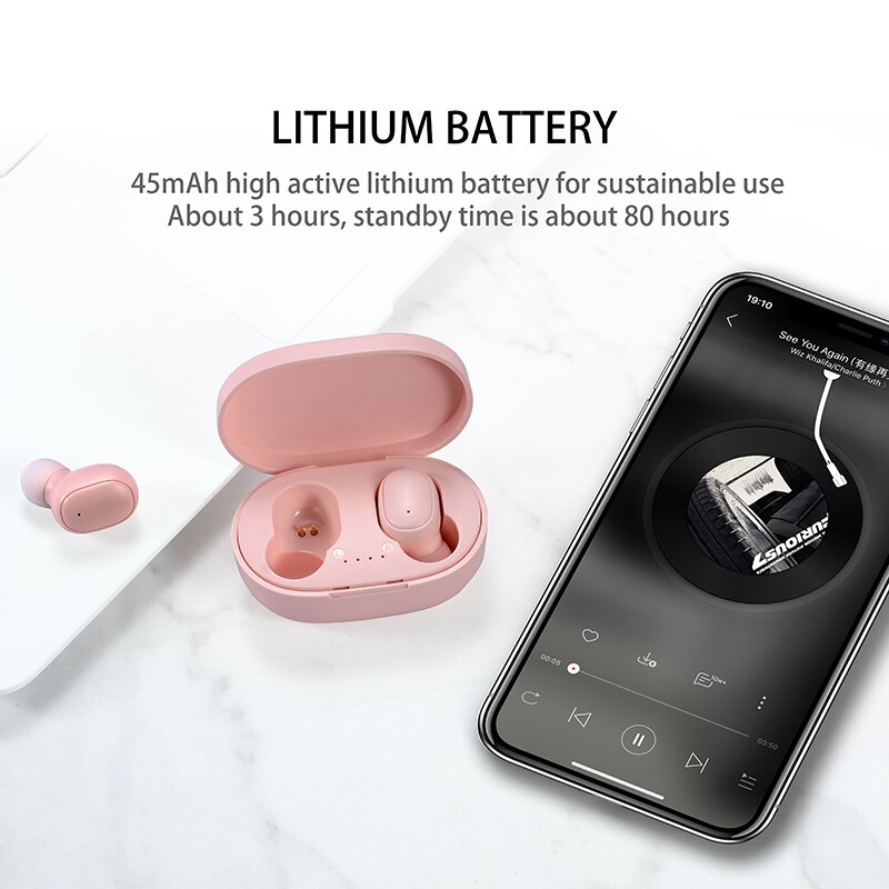 A6S TWS Earphones Wireless Blu – обзор и цена Wireless Earbuds Tws