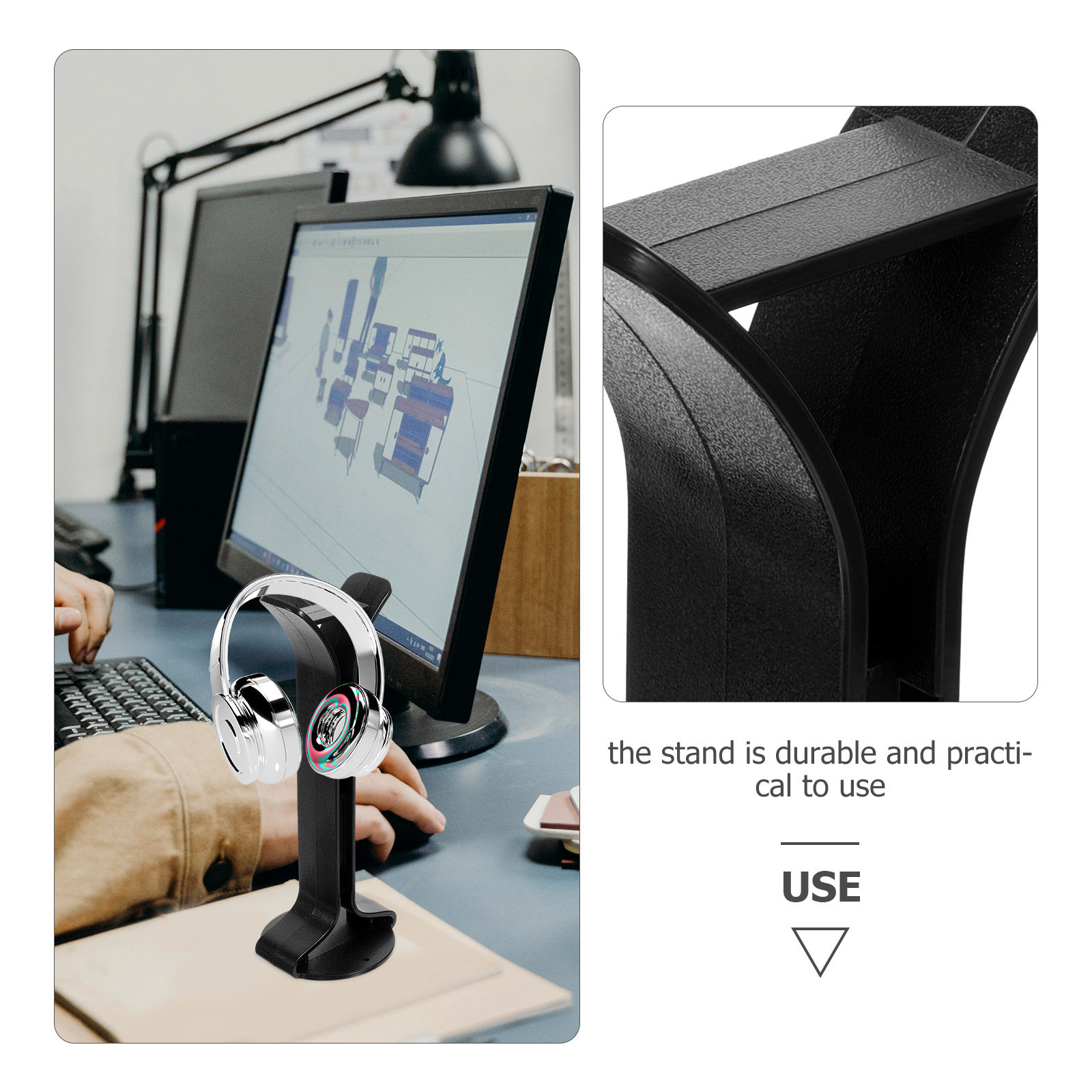 Sturdy Headphone Stand Headset – обзор и цена Headphone Stand Desk