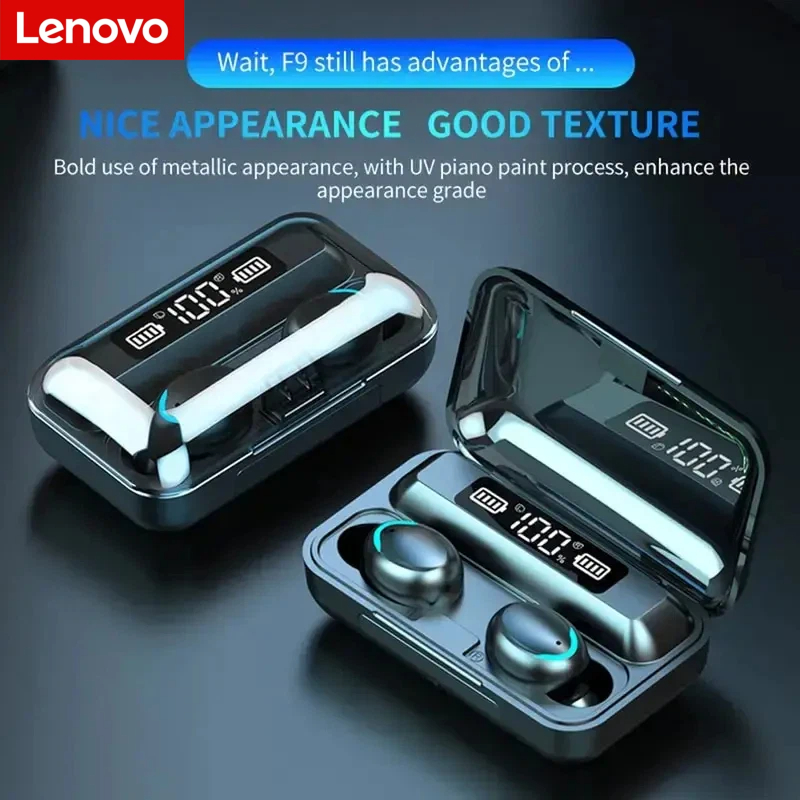 Lenovo F9 Bluetooth Wireless H – обзор и цена Earbuds Charging Case