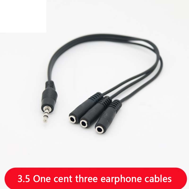 【C】3.5mm 3-Way Port Aux Audio  – обзор и цена Earphone Splitter Jack