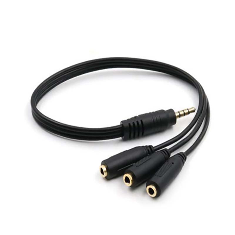 【C】3.5mm 3-Way Port Aux Audio  – обзор и цена Earphone Splitter Jack