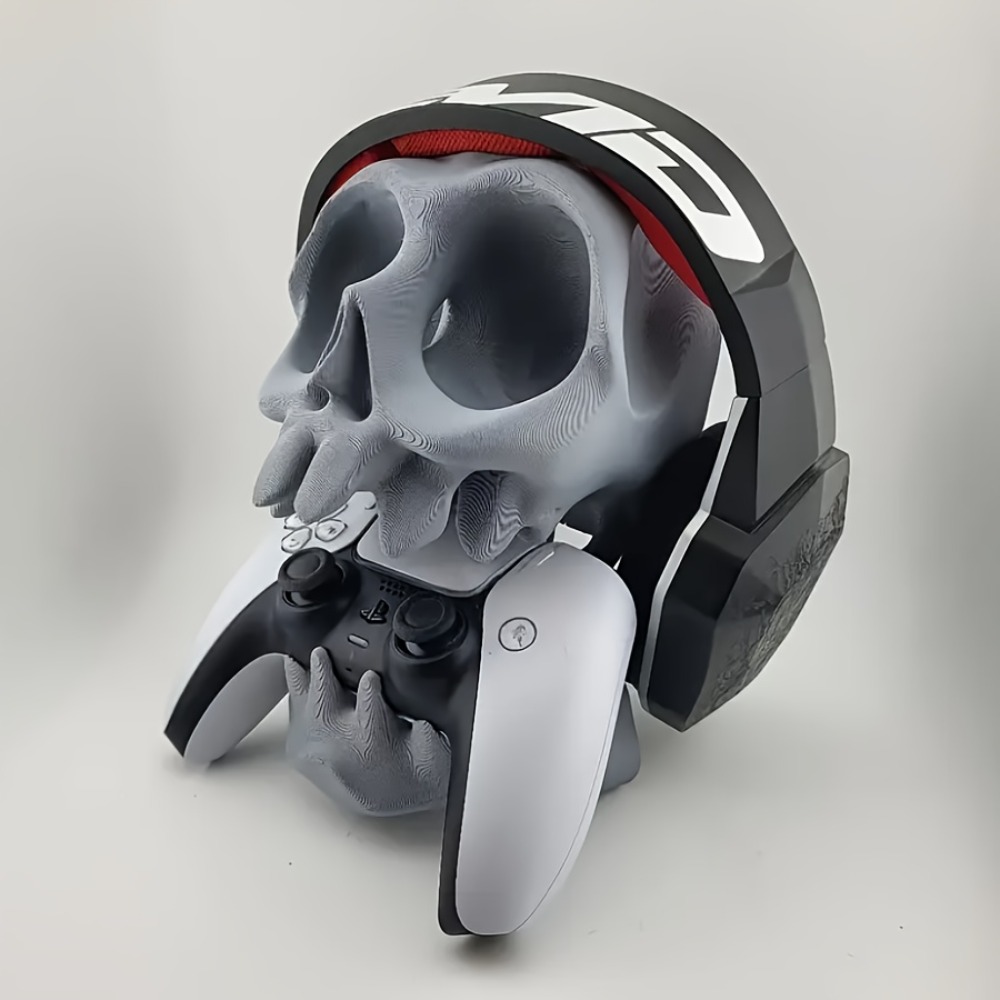 Skull Shaped Controller Stand  – обзор и цена Headphone Stand Desk