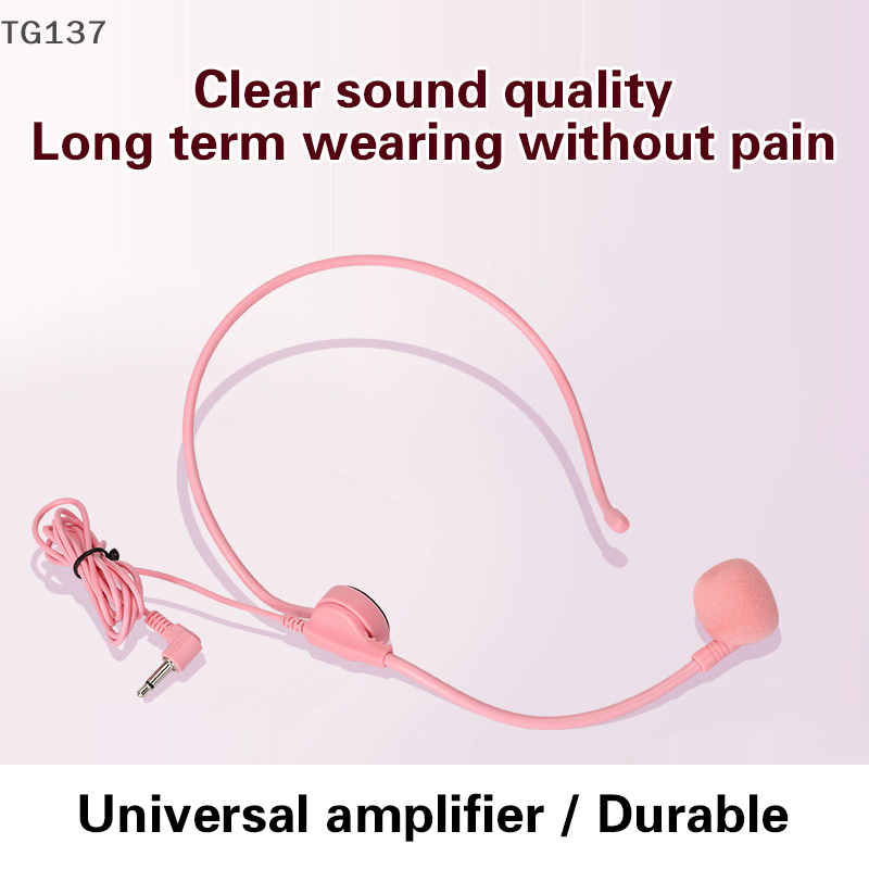 1Pcs 3.5MM Pink Headworn Wired – обзор и цена Wired Earphone Mic