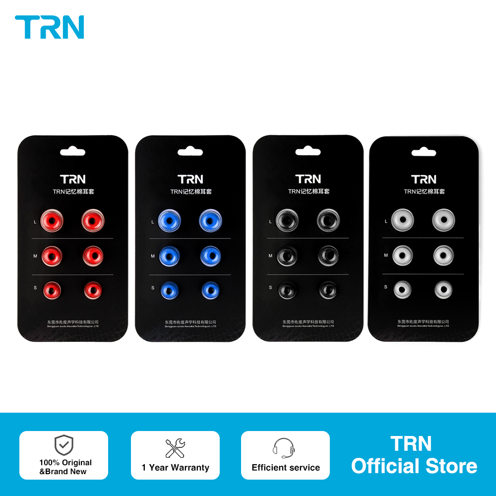 TRN 3Pairs (6pcs) Earphone Mem – обзор и цена Earphone Foam Tip