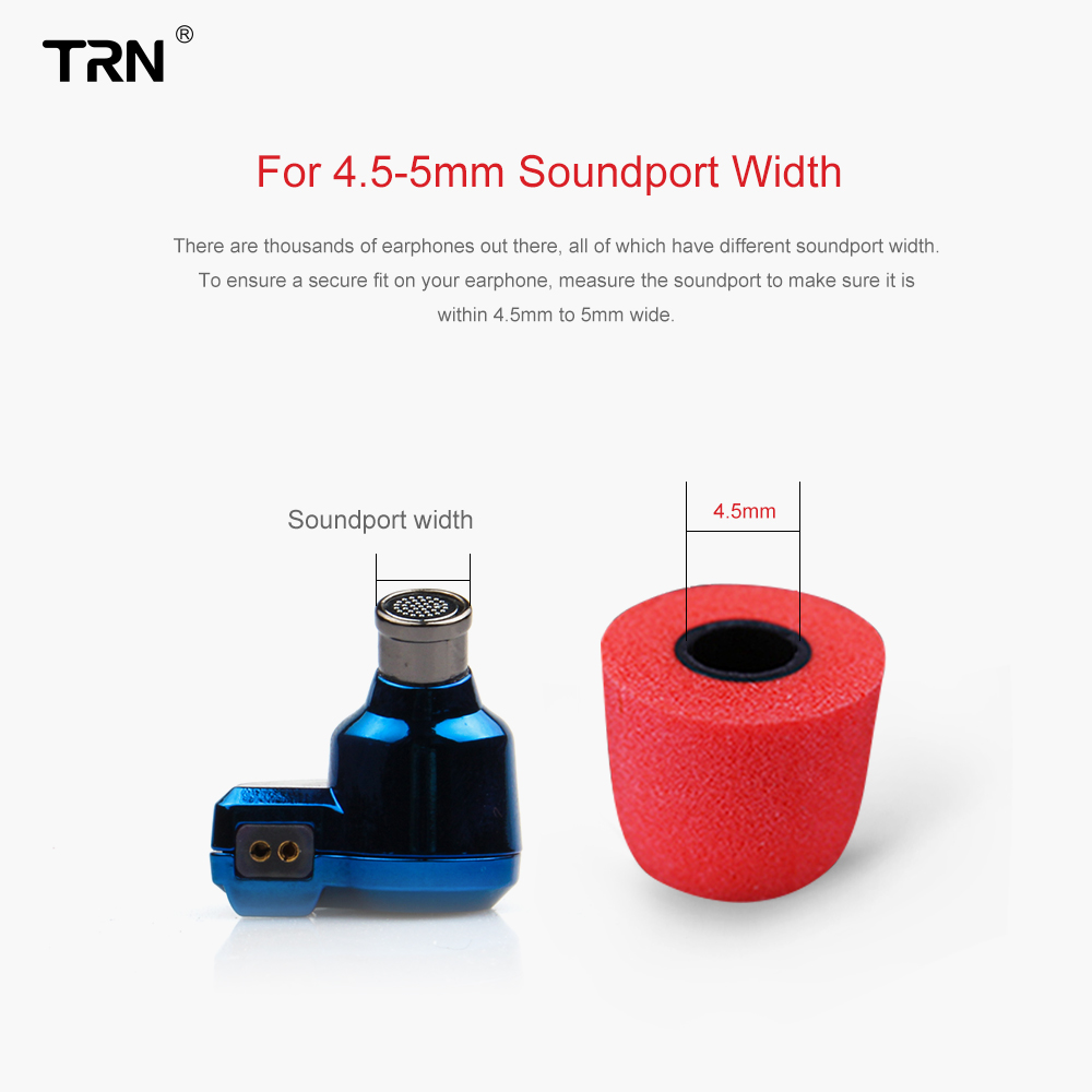 TRN 3Pairs (6pcs) Earphone Mem – обзор и цена Earphone Foam Tip